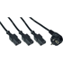 INLINE Kabel za napajanje 16657G, CEE7/7, 1 m, crna