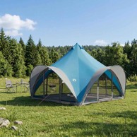 Tipi šator za 6 osoba s krovom, plavi