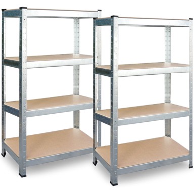 PLONOS Metalni stalci za pohranu, set 2 kom, 174 x 80 x 40 cm, PL-701