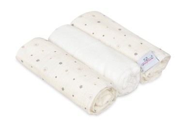 BABYMATEX Muslinske pelene MUSLIN DESIGN, 70x80 cm, 3 kom, bijele, zvjezdice