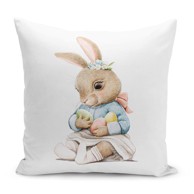 MILA HOME Ukrasna jastučnica s uskršnjim motivom 43x43 cm 