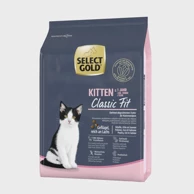 SELECT GOLD Hrana za mačke, Cat Classic Fit Kitten, perad s lososom, 300 g