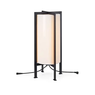 Vanjska svjetiljka Garden 24, cylinder frame, 54 cm, LED, 6W, IP44, MA107987, bijela/crna