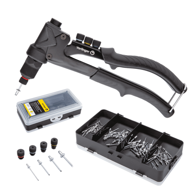 Ručni zakivač za slijepe zakovice, professional set + 80 zakovica