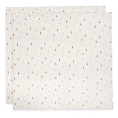 JOLLEIN Tetra pelena, 2/1, 115x115cm, sretni Miffy, zelena