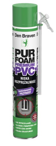 DEN BRAVEN Den Braven pjena purfoam 750ML za PVC, s crijevom