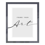 Sivi plastični viseći okvir 44x54 cm