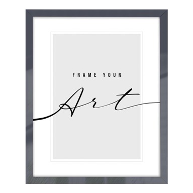 Sivi plastični viseći okvir 44x54 cm