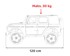 Auto na akumulator Mercedes Benz EQG 4x4, crni