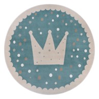 HANSE HOME Plavi dječji tepih ø 100 cm Crown