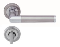 Kvaka za vrata wc rozeta Sirius Ecco II nikal/krom