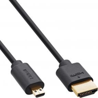 INLINE HDMI na Micro HDMI kabel 17933D2, 0,5 m, crni