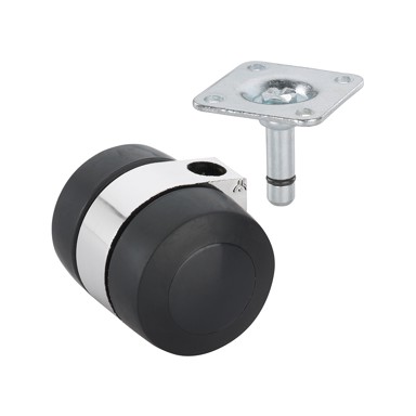 DORNER HELMER Okretni kotač s pločicom 35mm 29x29 mm