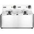 HENDI Kitchen Line dvostruka profesionalna friteza, 7 kW, 230 V, 2 x 8 l, 205839
