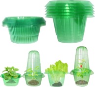 NIKCORP Prstenovi protiv puževa, reciklirana plastika, Ø 24 cm, 10 kom