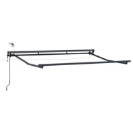 Okvir električne tende s LED-ovima, 3 x 2 m, aluminij, antracitni