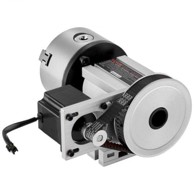 VEVOR K11-100mm Podijeljena glava s 3-čeljusnom steznom glavom CNC, srebrna