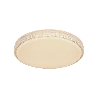 GLOBO LIGHTING Plafonjera Ovi LED, daljinski upravljač 40W 3850lm CCT 3000-6500K, bijela