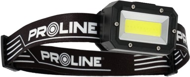 PROLINE LED naglavna svjetiljka, 3xAAA, COB, 3W, 135 lm