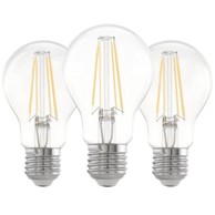 EGLO LED žarulja Filament prozirna, 7W, 806 lm, 2700K, A60, 3/1