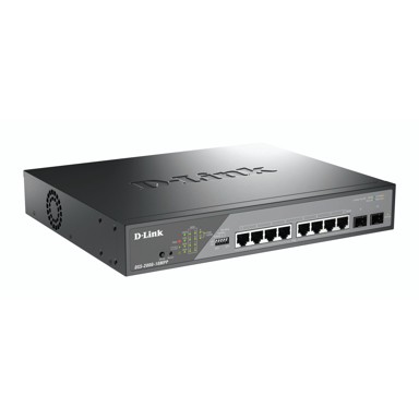 D-LINK Mrežni prekidač DSS-200G-10MPP/E