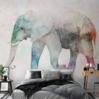 Foto tapeta Painted Elephant 450x315