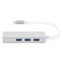 USB-C 3.1 hub s 3 x USB 3.0 i Ethernet RJ-45 LAN priključkom