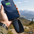 VYZIO Solarni prijenosni punjač za telefon POWERWING 5 W USB-C s karabinerom, crni