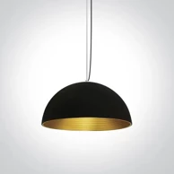 DMLAMP Visilica DM63022/B/BS, E27, brass reflektor, FI60, crna