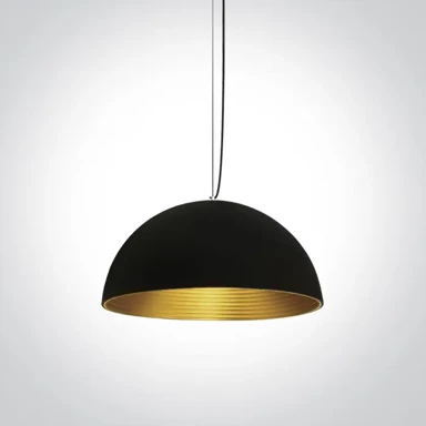 DMLAMP Visilica DM63022/B/BS, E27, brass reflektor, FI60, crna