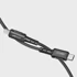 ACEFAST Kabel tip C za iPhone Lightning, 8-pin, 1,2 m, crni