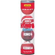 KONG Igračka za pse Signature Balls, veličina S, 4 kom