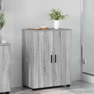 Kupaonski ormar s policom, 60 x 35 x 80 cm, sivi sonoma hrast