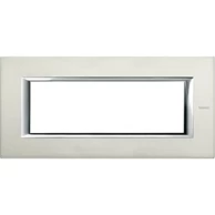 BTICINO Axolute pokrovni okvir 6m aluminij ha4806xc