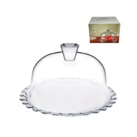 PASABAHCE Tacna Petit Patisserie sa staklenim poklopcem