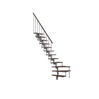 MINKA Kružne stepenice Style L-Bajc, orah, lakirano