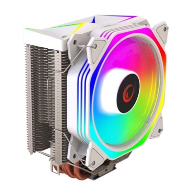 RAMPAGE Procesorski hladnjak Octagon C50, 1 ventilator, LED, bijeli