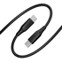 ALLITY Podatkovni kabel AUC-02 USB-C na USB-C, 60 W, 1 m, silikonski, crni
