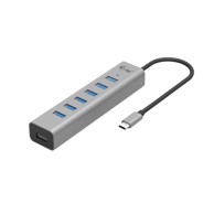 I-TEC Hub za punjenje c31hubmetal703, USB-C/A, 7x USB-A