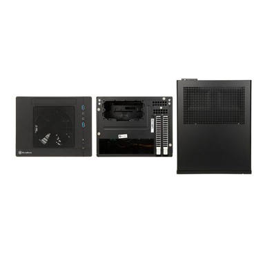 SILVERSTONE Kućište SST-SG05BB-Lite, mini tower, Mini-ITX, crno