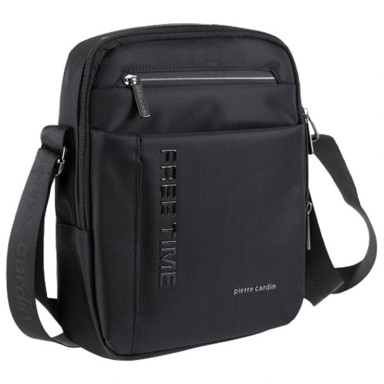 PIERRE CARDIN unisex torba na rame 8021, crna