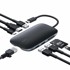 AUKEY USB hub CB-C71 interface 5000 Mbit/s, crni