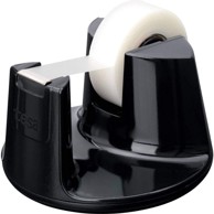 TESA stolni dispenzer ljepljive trake Compact s trakom Invisible, crni