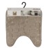 TANDANCE Obloga za WC školjku, memorijska pjena, 45x50 cm, bež