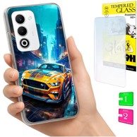 Futrola za Oppo A5 5G, maskica foto, futrola sa stražnjom stranom + staklo 9H