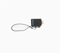 USB-C na USB-A adapter, USB 3.0, muški na ženski, s vezicom, crna
