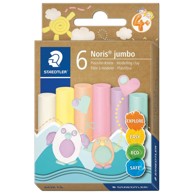 STAEDTLER Noris Jumbo plastelin 6 boja pastel 842P C6