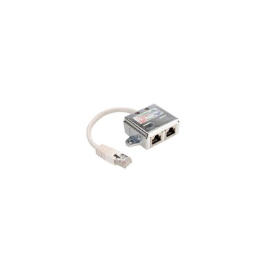 ROLINE VALUE Y (T) adapter, Cat.5e/Class D, 1×RJ45 - 2×RJ45, M/F, STP, srebrni