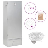 Pećnica s pušnicom i generatorom hladnog dima, pocinčani čelik