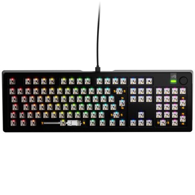 GLORIOUS Gaming tipkovnica GMMK 3 Pro 100 % Custom, Barebone, ISO-Layout, crna - GLO-KB-GMMK3-PRO-100-BB-W-BLK-ISO